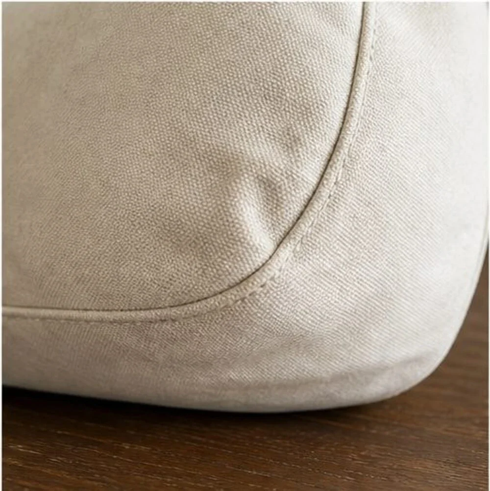 Cream Canvas Crossbody Bag